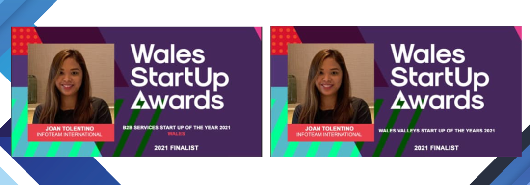 Infoteam International Nominated For Two Top Awards at The Prestigious Wales Start-Up Awards.